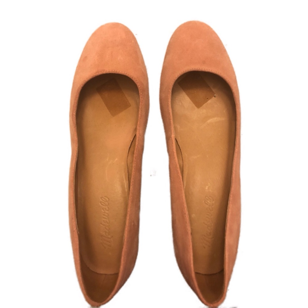 Madewell The Ella Pink Suede Pump size 9.5